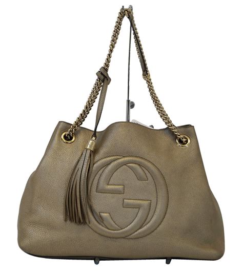 gucci soho chain bag beige|gucci medium soho chain tote.